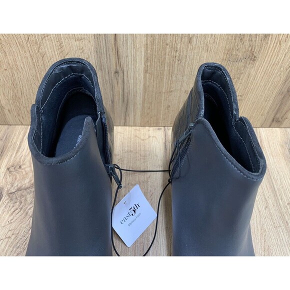 East 5th Fifth Freya Booties Women's 10 M Dark Gray Memory Foam 100-1249 0117 - Picture 8 of 16